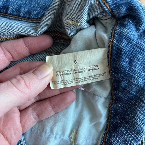 Gloria Vanderbilt straight flare light wash 8 classic jeans Y2K - Picture 5 of 10